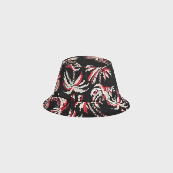 Palm Tree Bucket Hat In Nylon - | ^CELINE Cheap