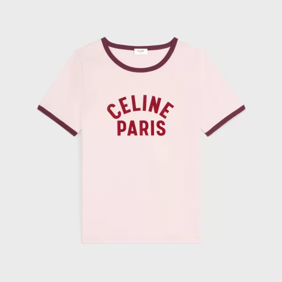 Paris 70'S T-Shirt In Cotton Jersey - | ^CELINE Discount