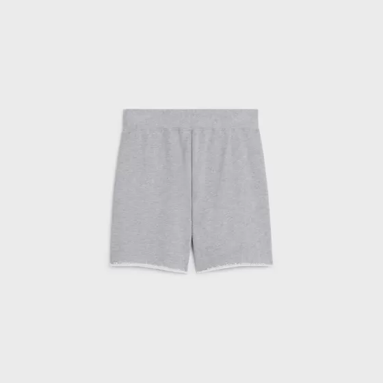 Paris Shorts In Cotton Fleece - | ^CELINE Best Sale