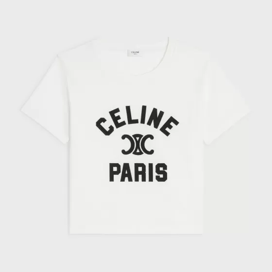 Paris T-Shirt In Cotton Jersey - | ^CELINE Discount