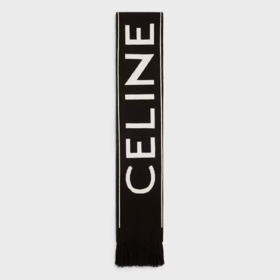 Scarf In Wool And Cashmere - | ^CELINE Clearance