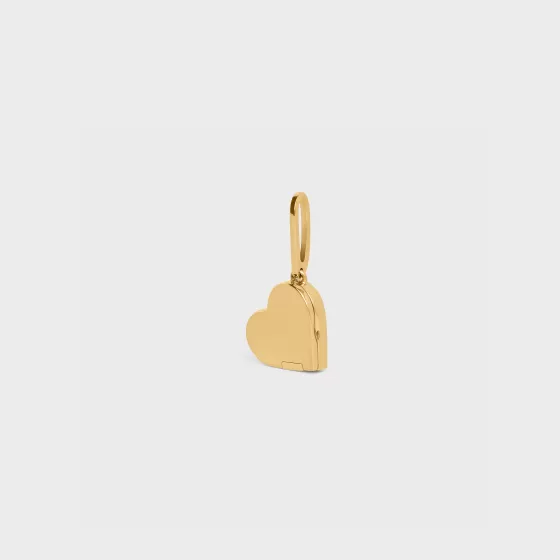 Separables Heart Box Pendant In Brass With Finish - | ^CELINE Sale