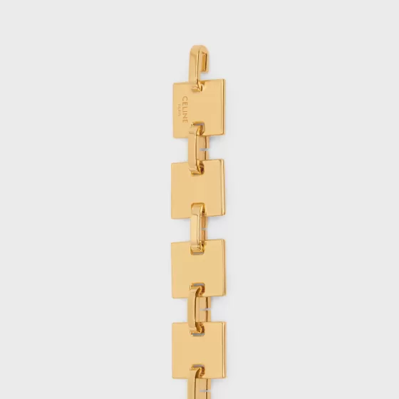 Square Chain Belt In Brass - | ^CELINE Sale