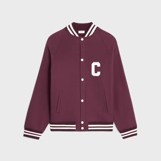 Teddy College Jacket In Fleece - | ^CELINE Online