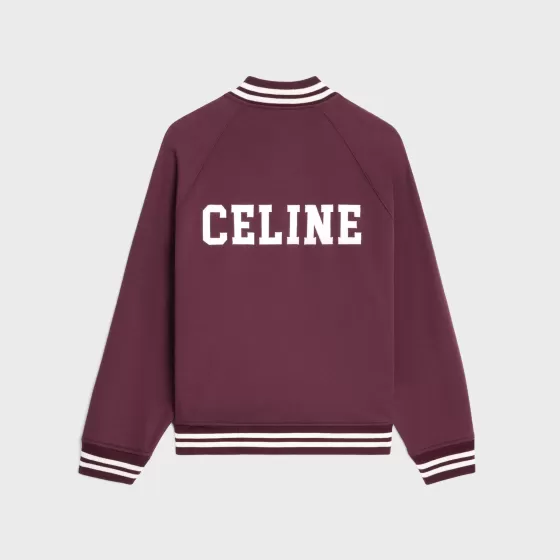 Teddy College Jacket In Fleece - | ^CELINE Online