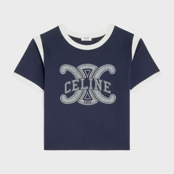 Triomphe T-Shirt In Cotton Jersey - | ^CELINE Sale