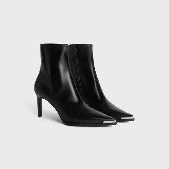 Verneuil Ankle Boot With Metal Toe In Calfskin - | ^CELINE Shop