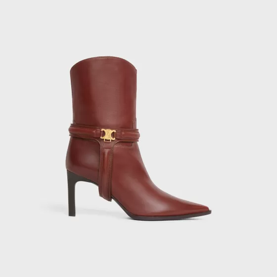 Verneuil Triomphe Harness Low Boot In Calfskin - | ^CELINE Best Sale