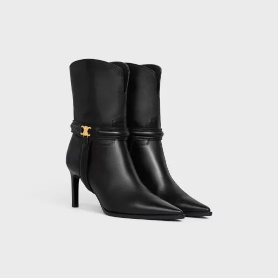 Verneuil Triomphe Harness Low Boot In Calfskin - | ^CELINE Clearance