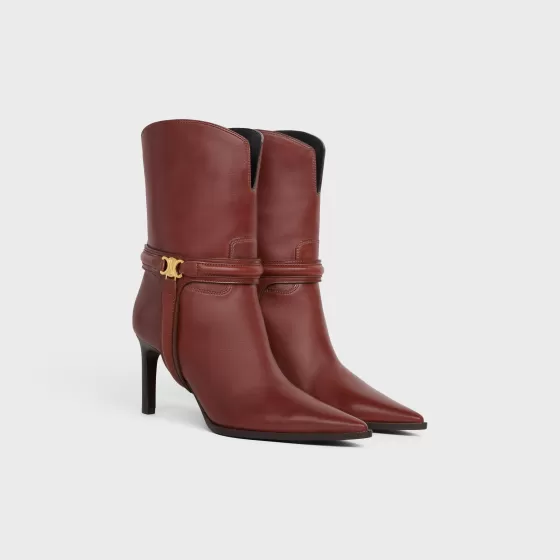 Verneuil Triomphe Harness Low Boot In Calfskin - | ^CELINE Best Sale