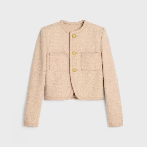 Chasseur Jacket In Tweed - | ^CELINE Online