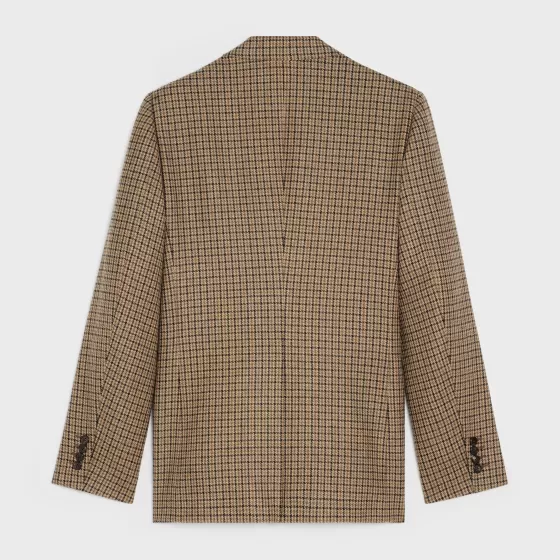 Classic Jacket In Checked Wool - | ^CELINE Sale