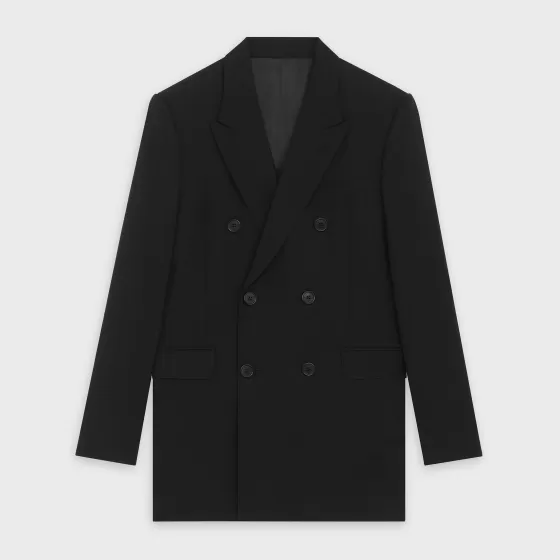 Classic Jacket In Wool Gabardine - | ^CELINE Flash Sale