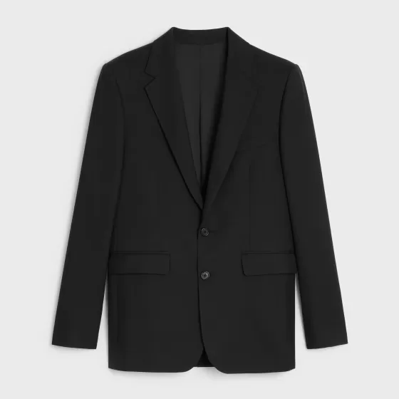 Classic Jacket In Wool Gabardine - | ^CELINE Cheap