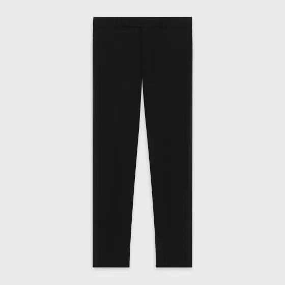 Classic Pants In Grain De Poudre - | ^CELINE Outlet