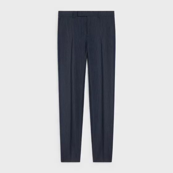 Classic Striped Flannel Pants - | ^CELINE Outlet