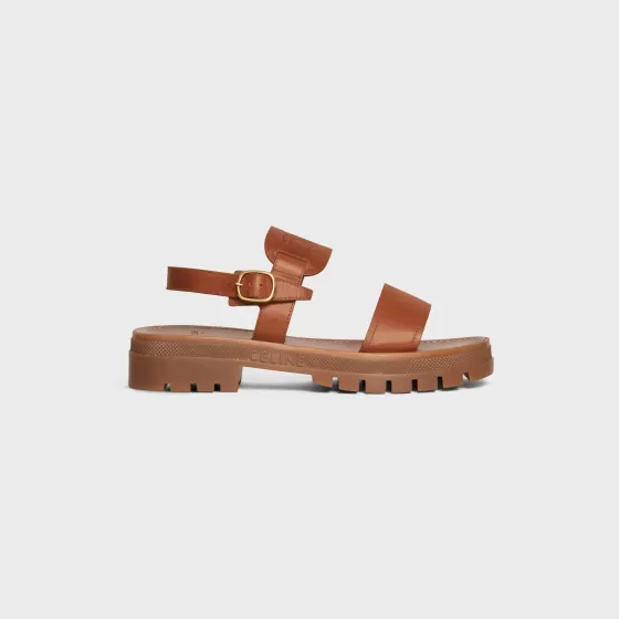 Clea Triomphe Sandal In Calfskin - Vegetal Ning - | ^CELINE Cheap