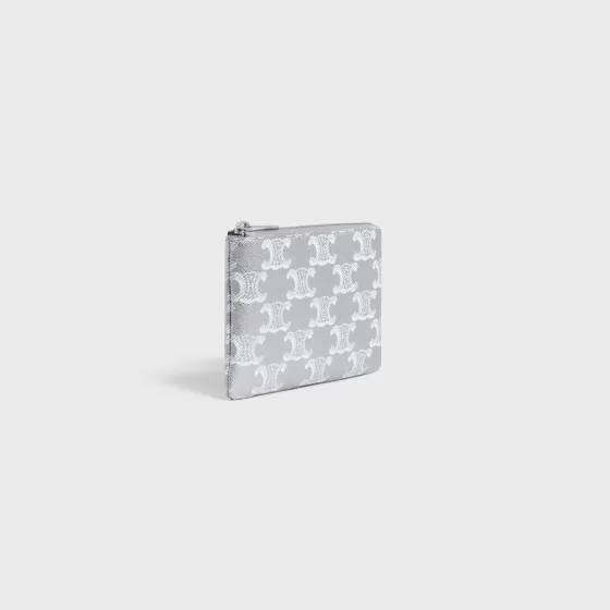 Coin And Card Pouch In Triomphe Canvas - | ^CELINE Best