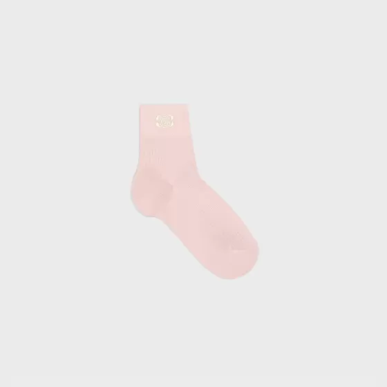 Cotton Triomphe Socks - | ^CELINE Best Sale