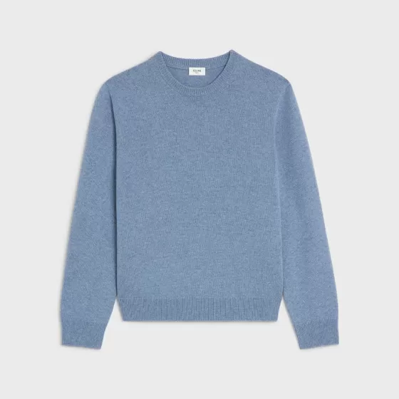 Crew Neck Sweater In Heritage Cashmere - | ^CELINE Clearance