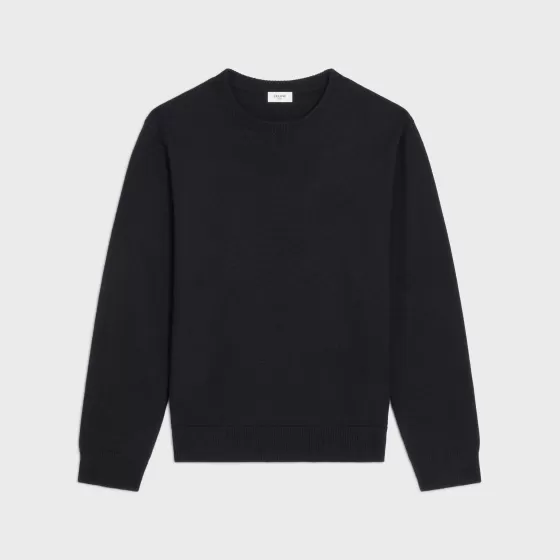 Crew Neck Sweater In Heritage Cashmere - | ^CELINE Cheap