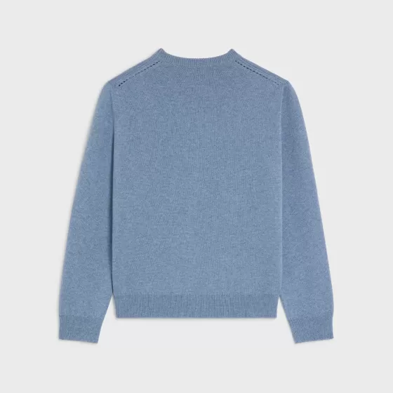 Crew Neck Sweater In Heritage Cashmere - | ^CELINE Clearance