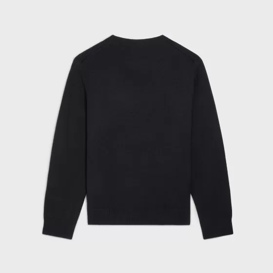 Crew Neck Sweater In Heritage Cashmere - | ^CELINE Cheap