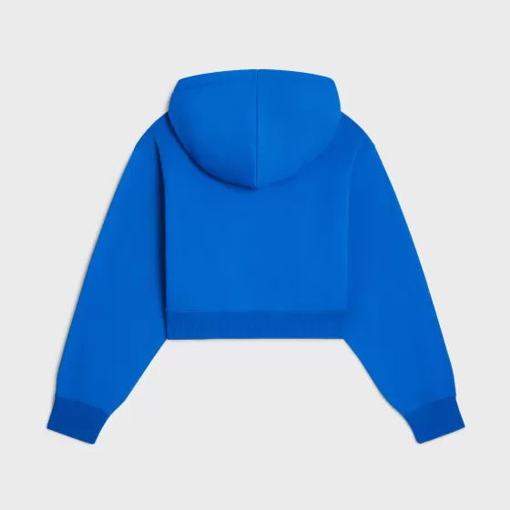 Cropped Hoodie In Cotton Fleece - | ^CELINE Shop