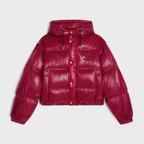 Cropped Triomphe Down Jacket In Lightweight Nylon - | ^CELINE Best