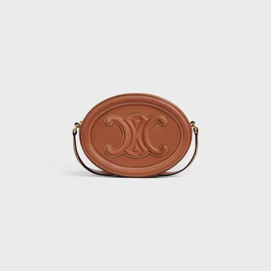 Crossbody Oval Purse Cuir Triomphe In Smooth Calfskin - | ^CELINE Cheap