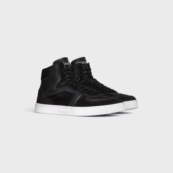 Ct-01 "Z" Trainer High Top Sneaker In Calfskin And Mesh - | ^CELINE Best Sale