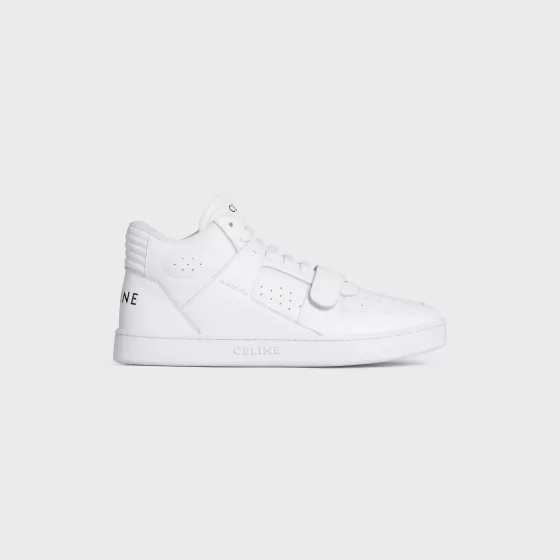 Ct-02 Trainer Mid Sneaker With Scratch In Calfskin - | ^CELINE Fashion