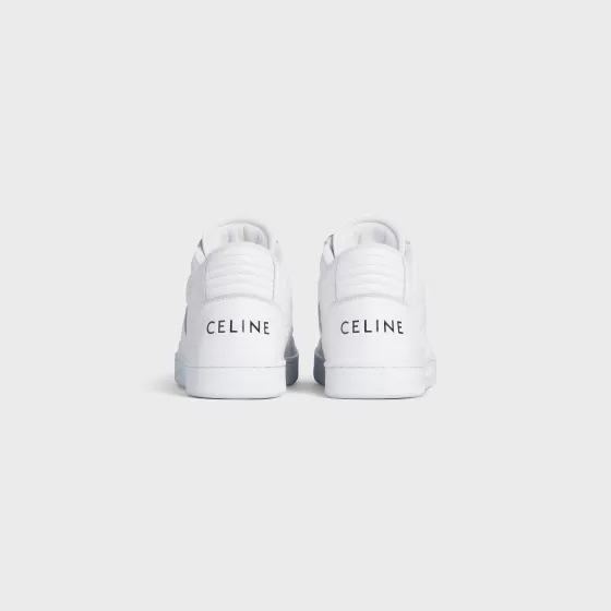 Ct-02 Trainer Mid Sneaker With Scratch In Calfskin - | ^CELINE Fashion