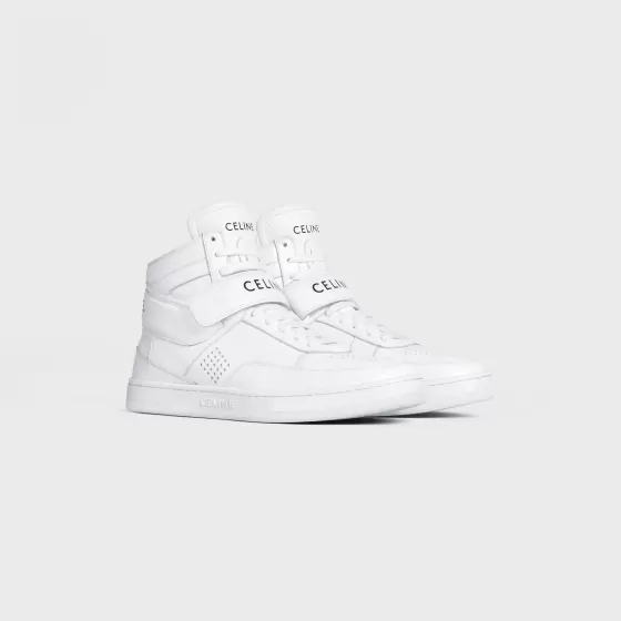 Ct-03 Trainer High Sneaker With Scratch In Calfskin - | ^CELINE Fashion