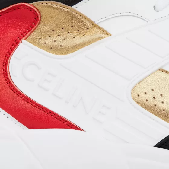 Ct-06 High Top Sneaker In Calfskin & Laminated Calfskin - | ^CELINE Hot