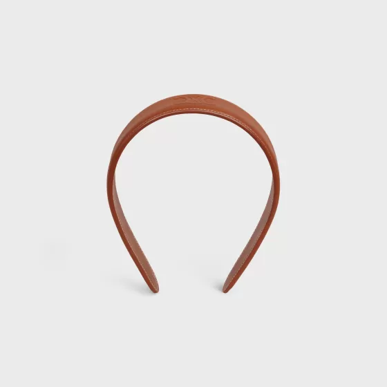 Cuir Triomphe Headband In Calfskin Leather - | ^CELINE Hot