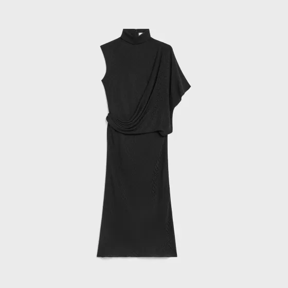 Draped Dress In Silk - | ^CELINE Cheap