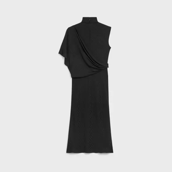 Draped Dress In Silk - | ^CELINE Cheap