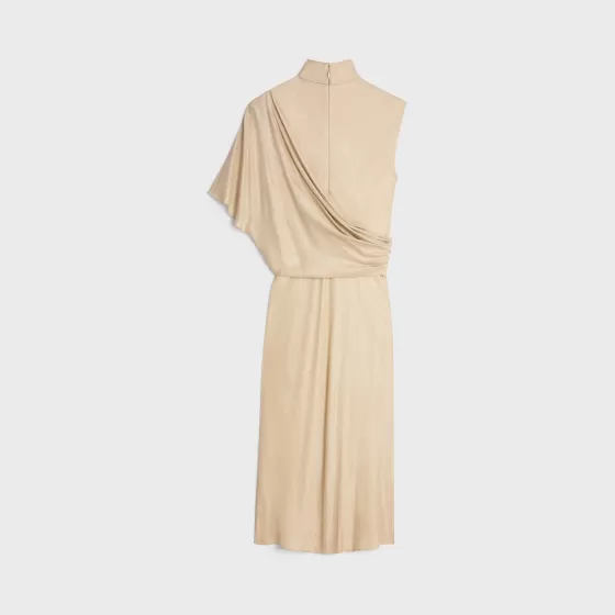 Draped Dress In Silk - | ^CELINE Outlet