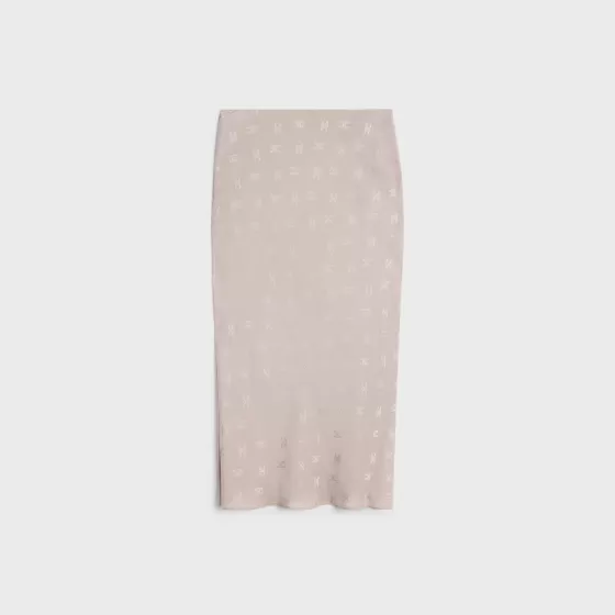 Draped Skirt In Silk - | ^CELINE Cheap