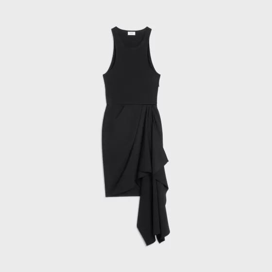 Draped Viscose Dress - | ^CELINE Discount