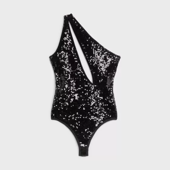 Embroidered Bodysuit In Underpinning Viscose - | ^CELINE Discount