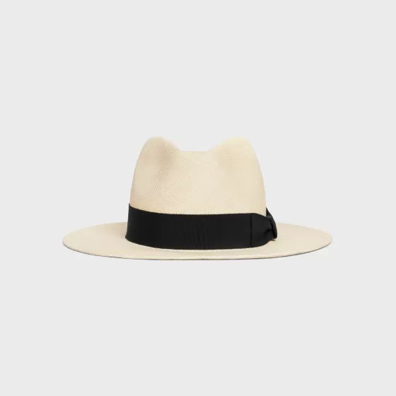 Fedora Hat In Straw - | ^CELINE Discount