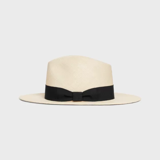 Fedora Hat In Straw - | ^CELINE Discount