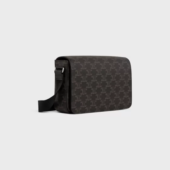 Flap Messenger In Triomphe Canvas And Calfskin - | ^CELINE Cheap