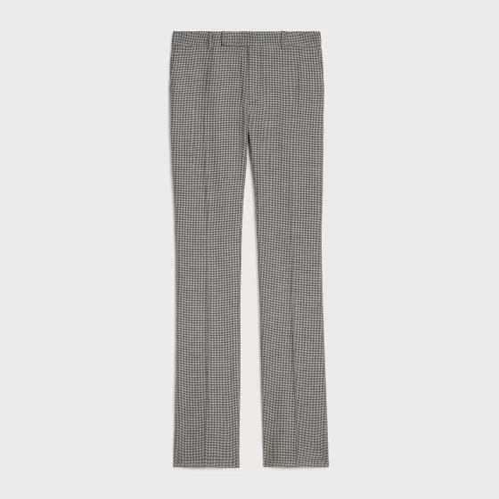 Flared Pants In Cashmere Wool - | ^CELINE Shop