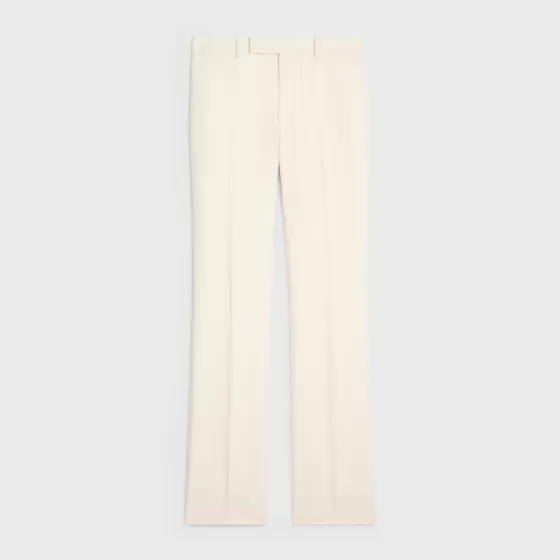 Flared Pants In Mohair Wool - | ^CELINE New