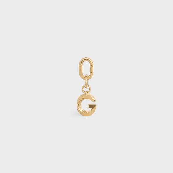 G Charm In Brass - | ^CELINE Fashion