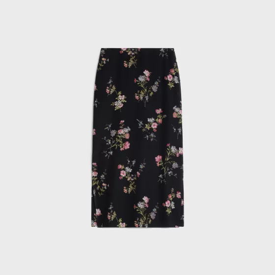 Hobble Skirt In Crepe De Chine - | ^CELINE Fashion