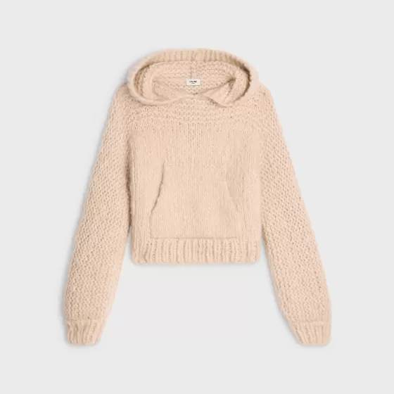 Hooded Sweater In Cashmere Wool - | ^CELINE Best